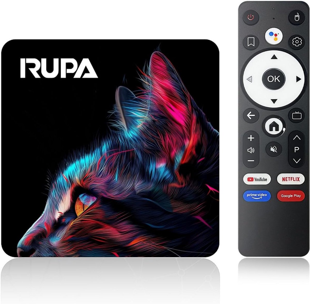 Android TV Box 14.0 8K Smart Media Speler met WiFi 6 en Bluetooth