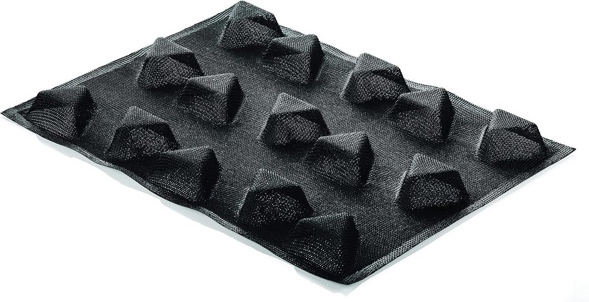 Siliconen Bakvorm Driehoekig Model voor Taarten en Desserts