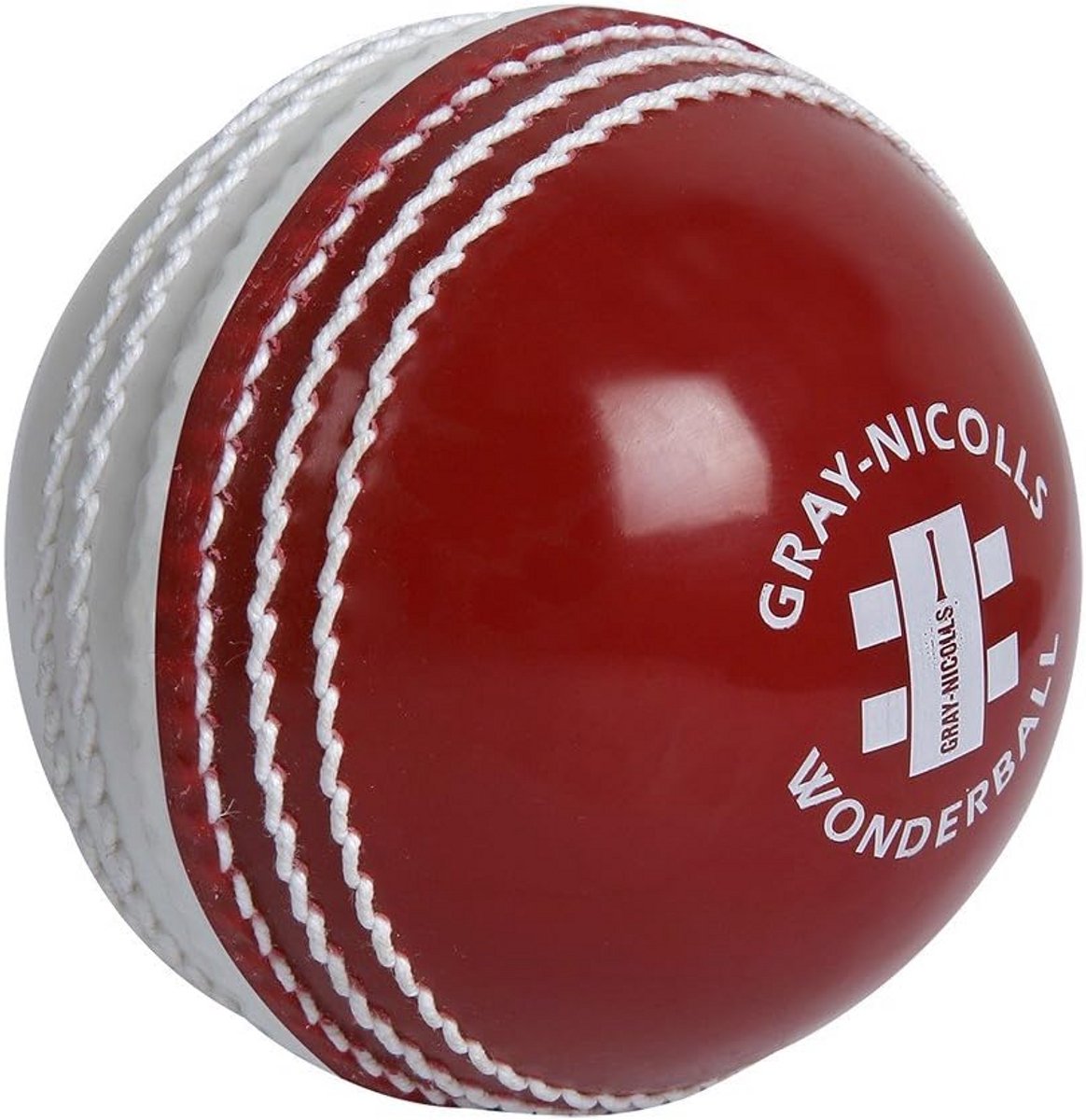Cricketbal Rood Wit Training Senior Kwaliteit voor Oefening