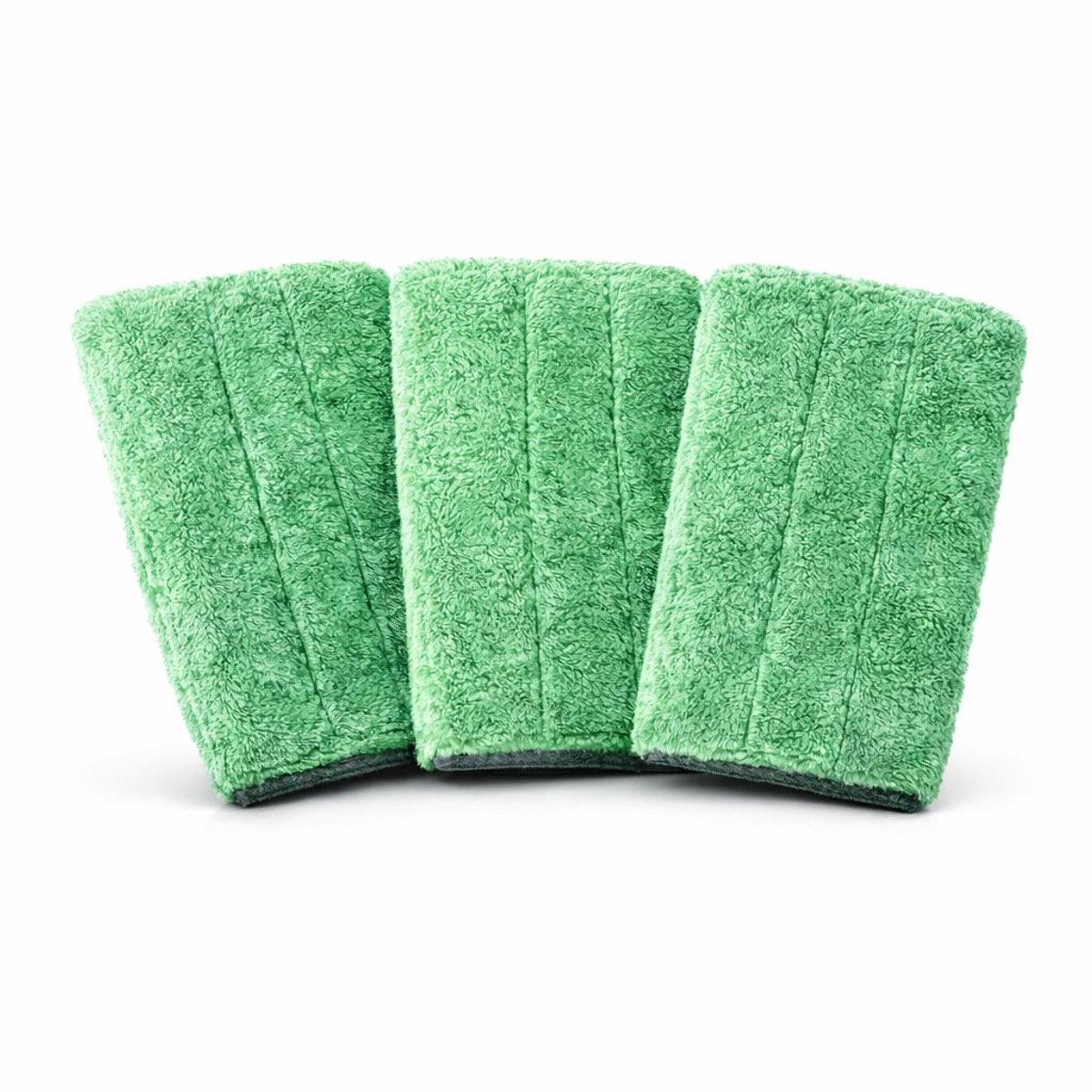 3x NanoPro Glover MicrovezelHandschoen/Schoonmaakdoek/Groen/24x18cm