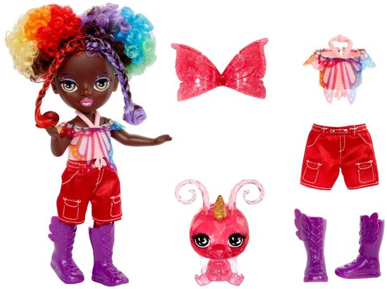 Rainbow High Littles Rainbow Fantasy Fairies Doll- Astrid (Rainbow) van Rainbow High — afbeelding 5