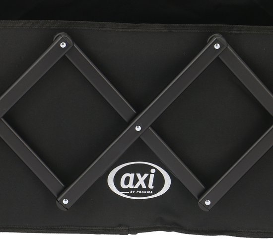 AXI SB221 Opvouwbare Bolderwagen met dak - Zwart - Met Trekstang, Remmen en Hoes - 100 kg Draagvermogen - Eenvoudig mee te nemen - Metaal van Merkloos — afbeelding 4