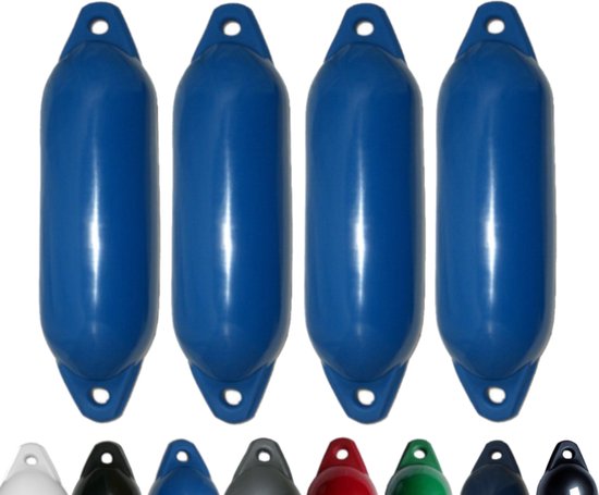 Set de 4 avec Majoni Star 55 pare-battages - bleu, 90 x 30 cm