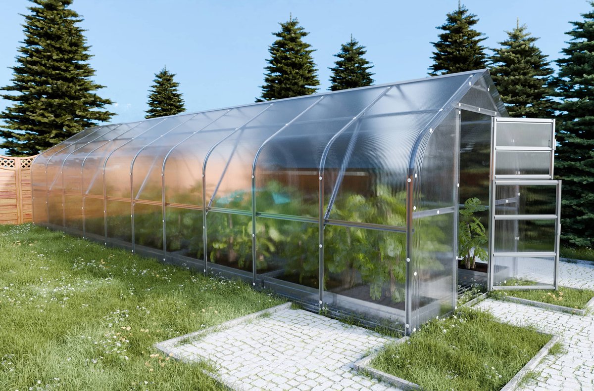 Klasika Polycarbonaat tuinkas 2,5x12m 30m² Drop