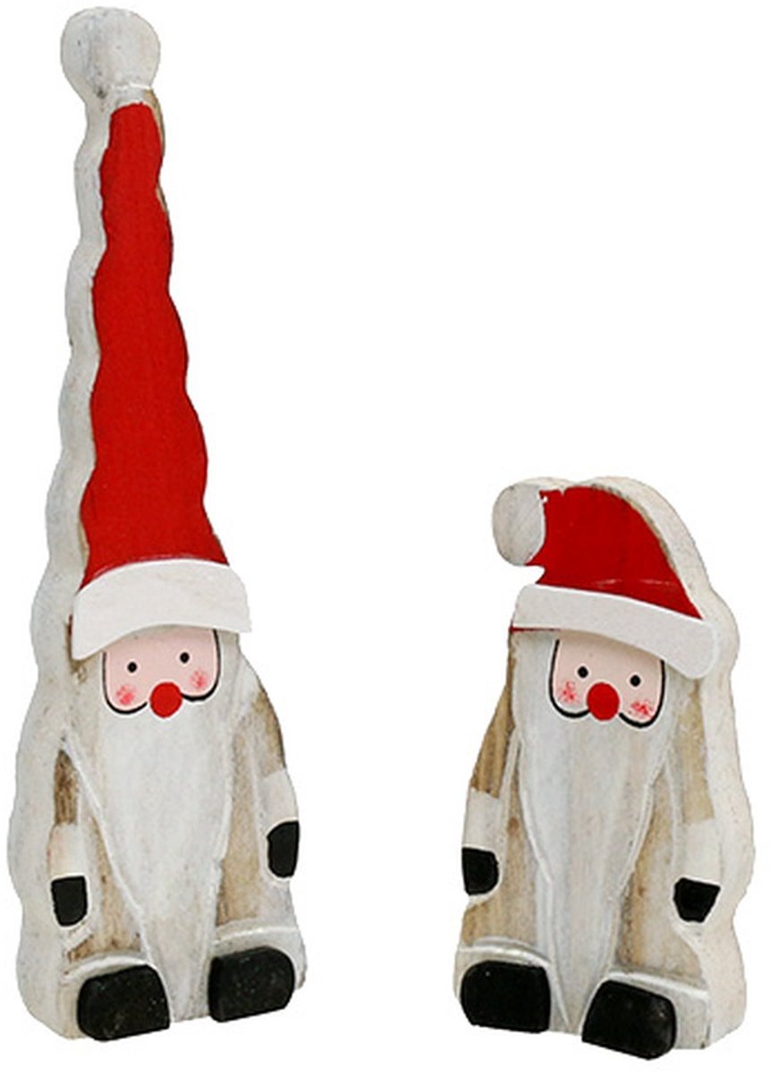 Kerstman 17cm 6st, 6 Stück
