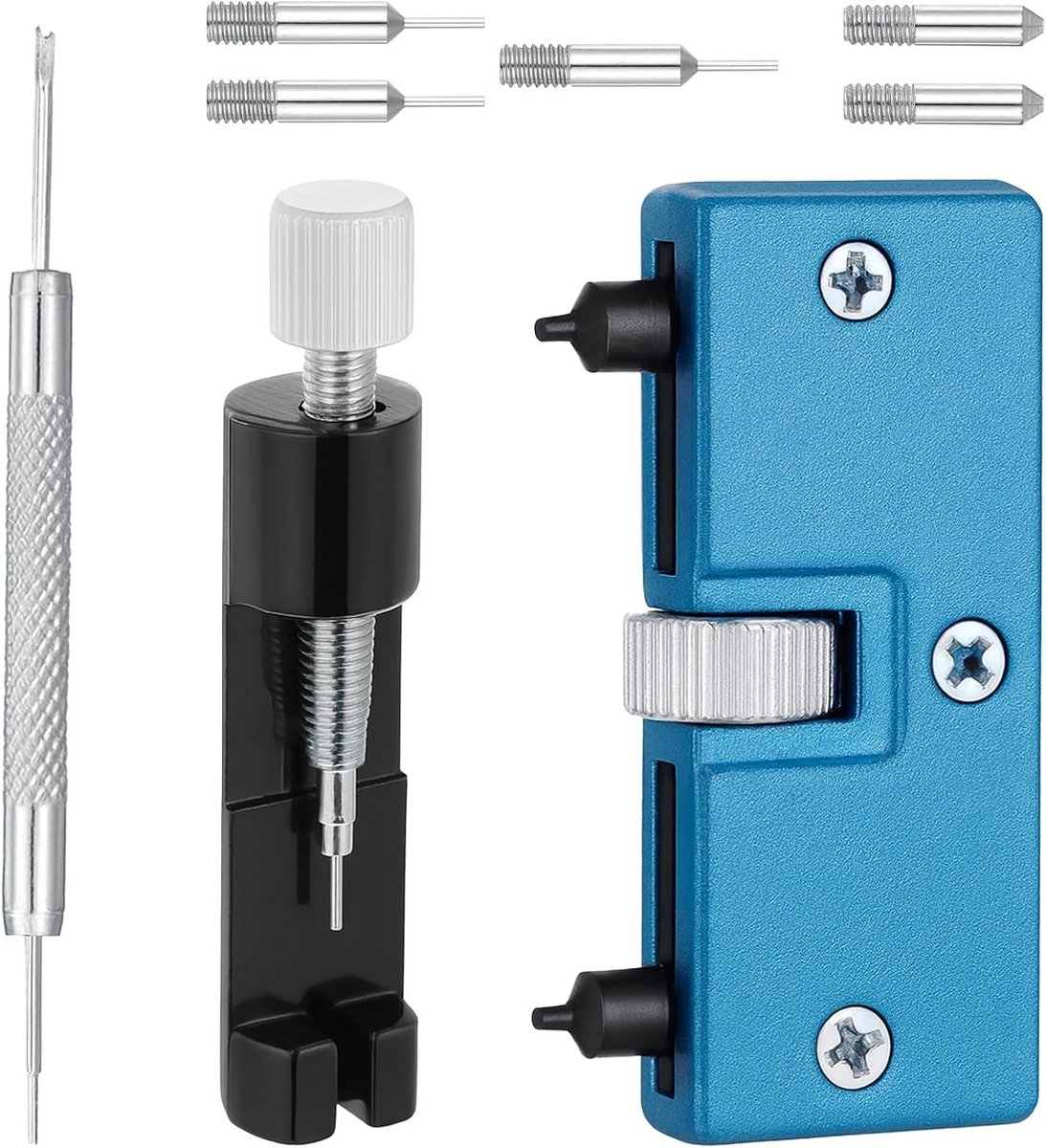 Set van 3 Stalen Veerpennen Gereedschap voor Horlogeband Verstellen en Reparatie