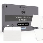 Cosmeau Bandes de Lessive Cire Noire 120 Lavages Feuilles de Lavage Chiffons de Lavage Feuilles de Détergent Linge de Lavage Pack d'Essai - Sans Plastique Biodégradable