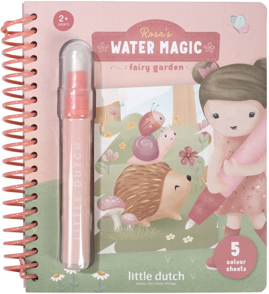 Little Dutch watertekenboek Rosa Fairy Garden - Water magic book