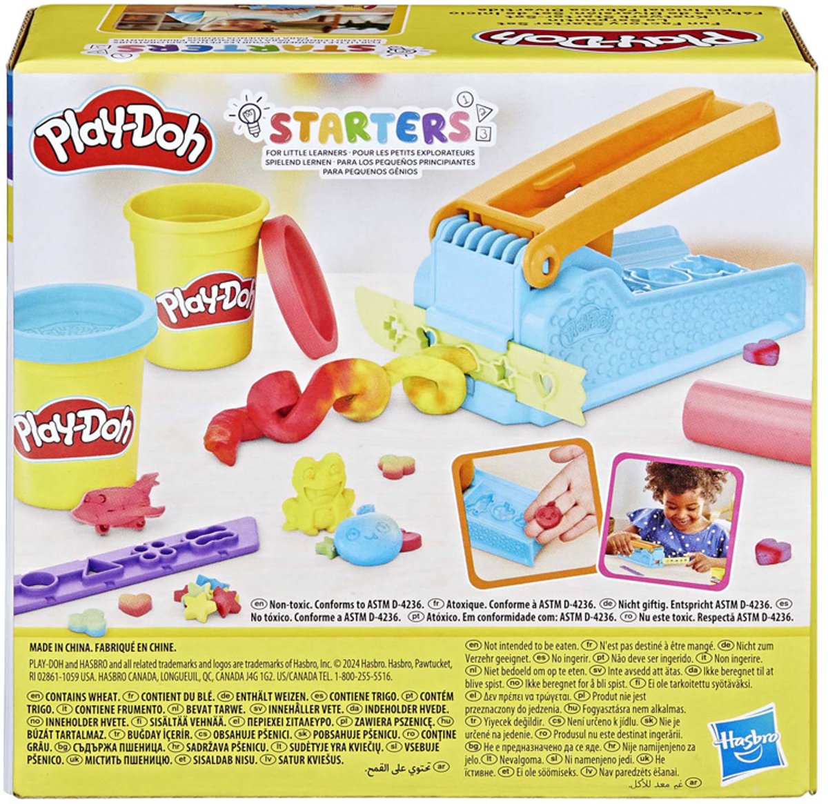 Play-Doh Fun Factory Start Set Speelset - Boetseerklei - Inclusief 3 Play-Doh potjes - Knutselen voor kinderen — afbeelding 7