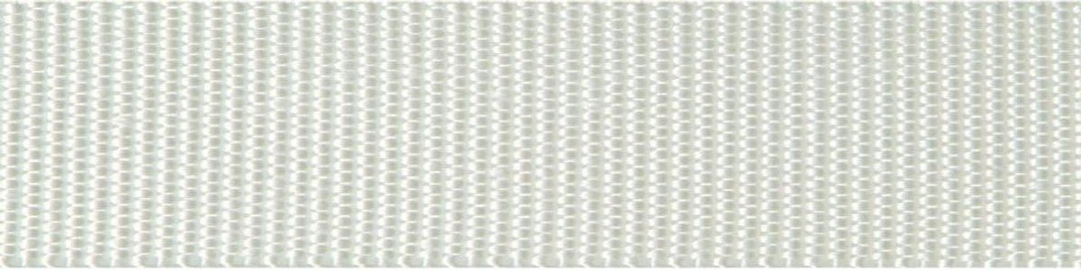 Sterke Witte Singelband 25mm Breed - 10 Meter Rol - Geschikt voor Tassen en Handwerk