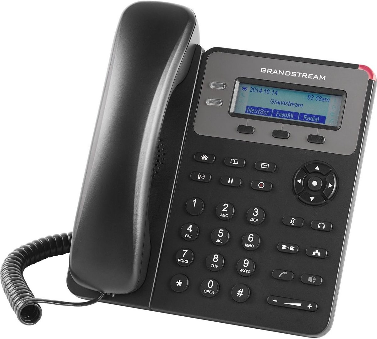 VoIP Telefoon met Speakerphone - Zwart/Grijs Kantoor Telefoon