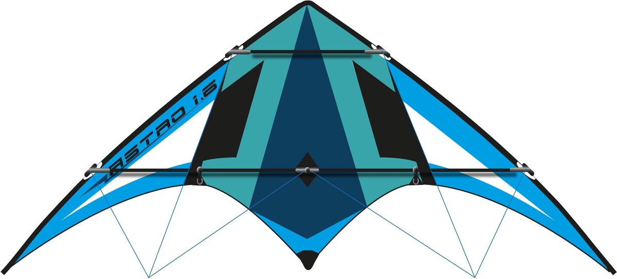 Vlieger ASTRO 1.6 160x80cm 5mm Knoop