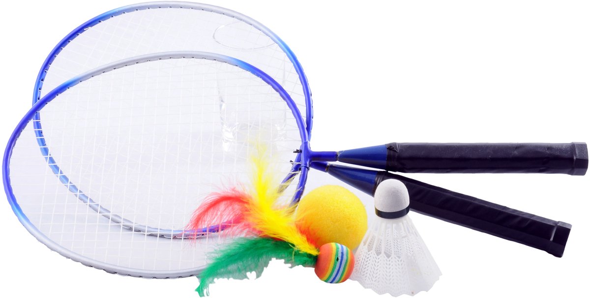 Badmintonset met korte steel