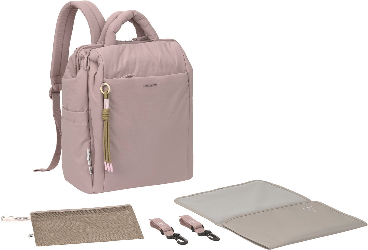 Lässig Minoa Luierrugzak Powder Rose