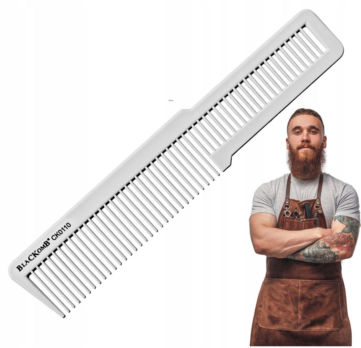 Barberkam - Professionele Haartrimmer - Sterk Wit