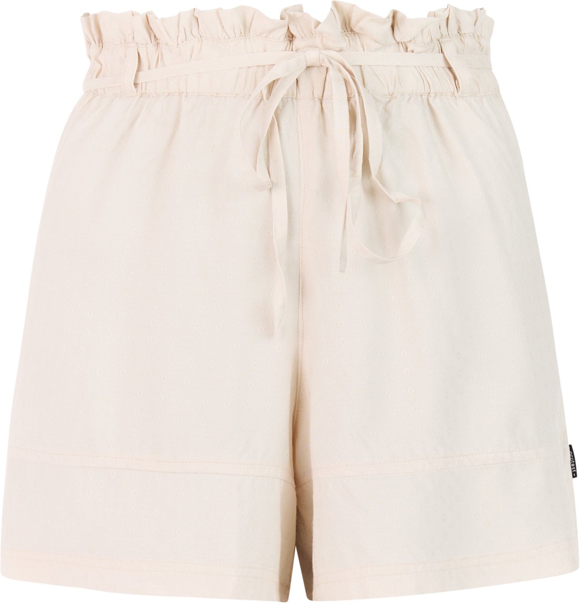 Protest PRTGena Korte broek Dames Tailleband elastiek Normale pasvorm Crème Kitoffwhite