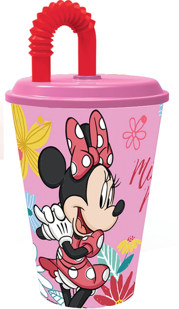 Disney Minnie Drinkbeker - 430 ml - Rietjesbeker - Bioscoop beker voor kinderen - Spring