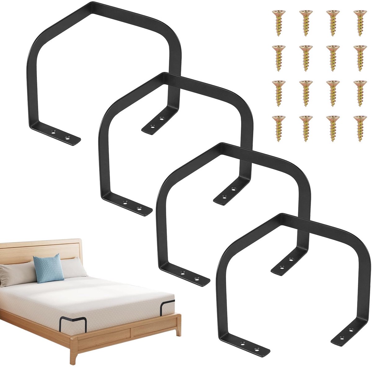 Matrashouders - Antislip Fixatie voor Bedhoeken - 14 cm Hoog