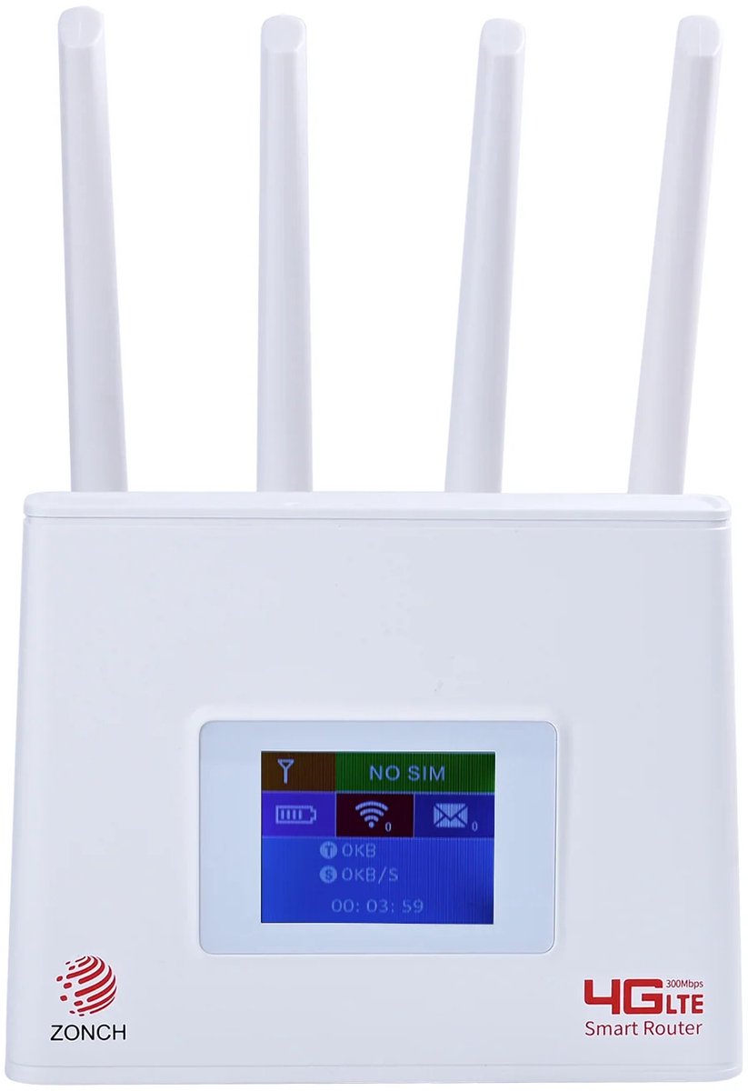 ZONCH B730 CPE WiFi Router With Screen White