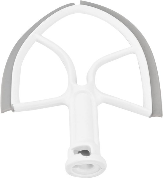 Platte Kop Garde Accessoire voor 5QT Keukenmachine met Siliconen Rand van Merkloos — afbeelding 2