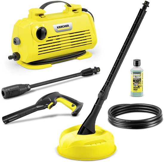 Kärcher K 2 Horizontal VPS Home Hogedrukreiniger - 110 Bar - 360 l/u - 1400W - 20m² - Voor Auto, Terras en Tuin - Met Terrasreiniger