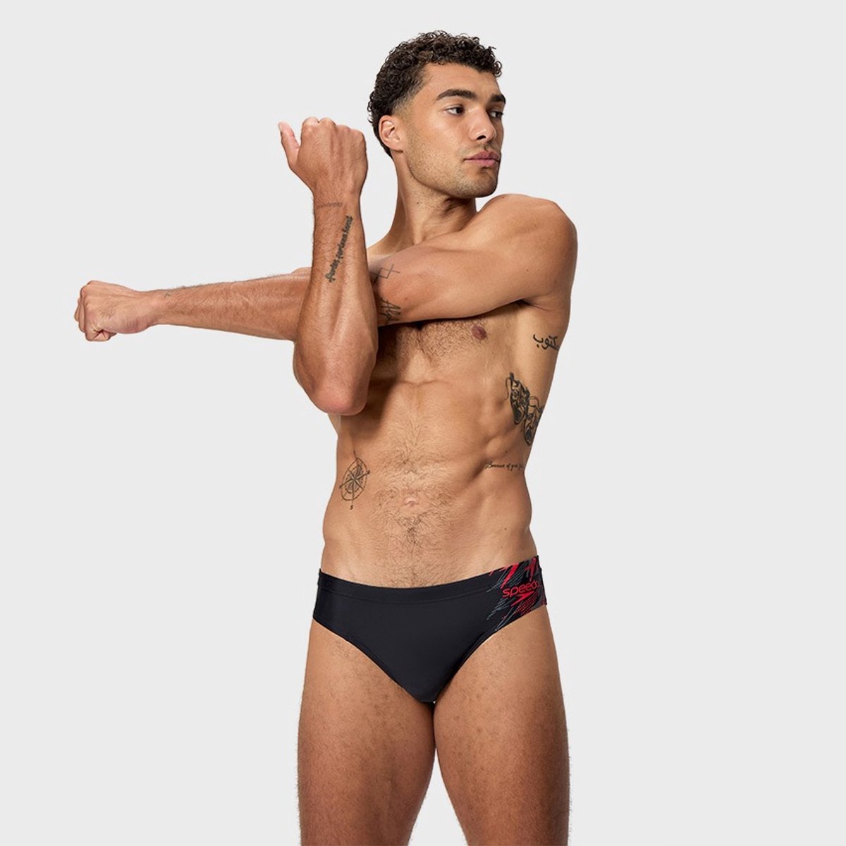 Speedo Medly Logo 3.5in Zwemslip Zwart UK 36 Man — afbeelding 9