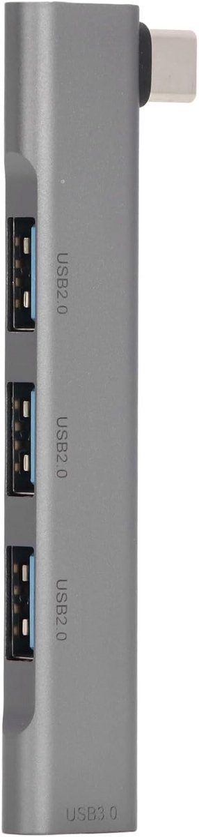 USB-C Hub met 4 Poorten: 1x USB 3.0 en 3x USB 2.0 Verlengstuk