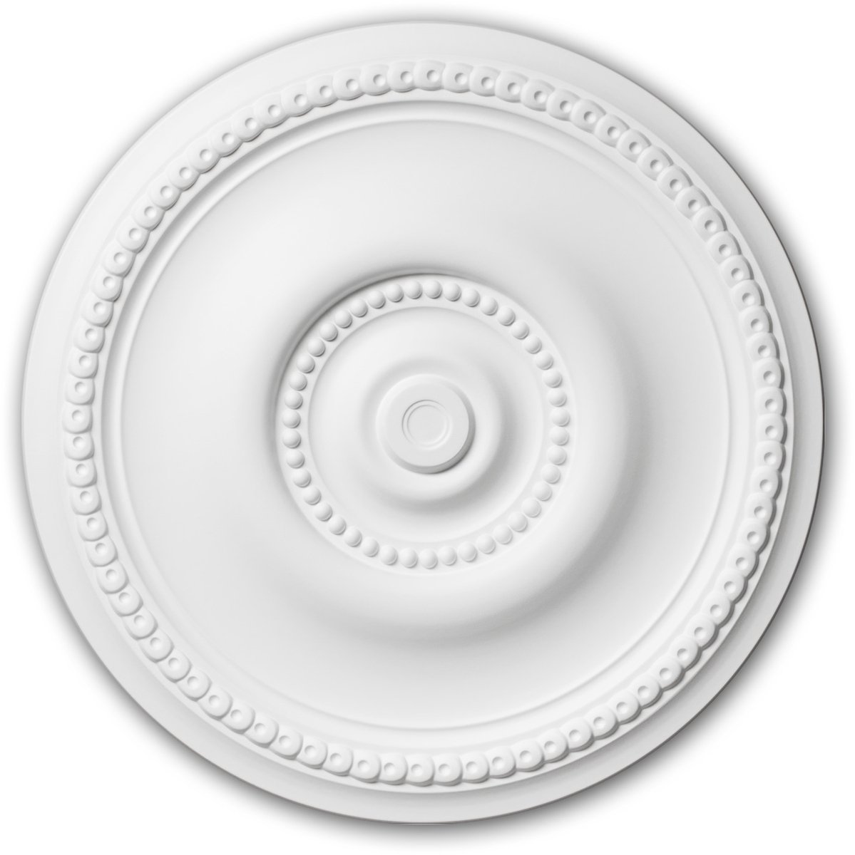 Plafond Rozet 156002 Profhome plafond centrum Sierelement Art Nouveau stijl wit Ø 52 cm