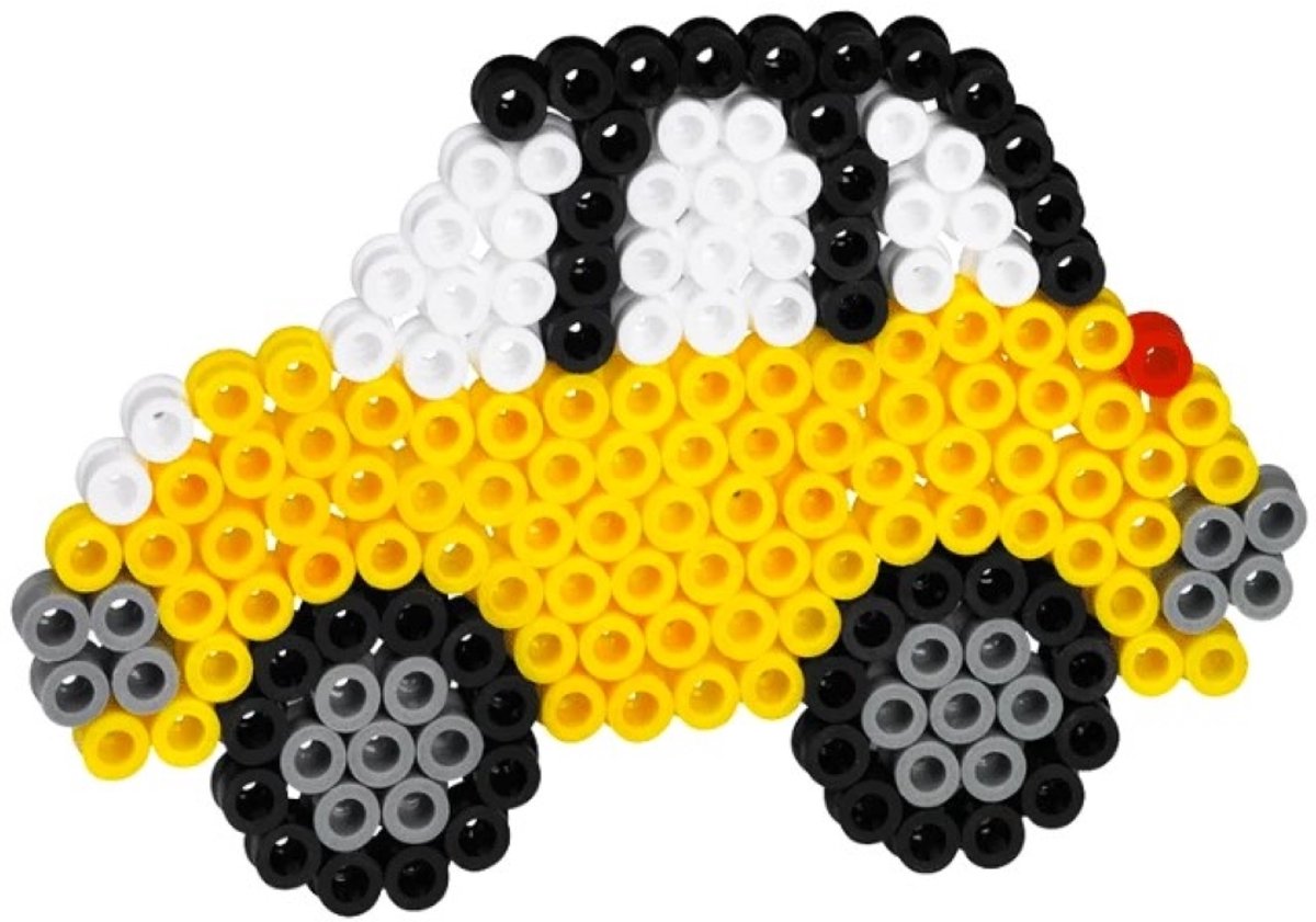 Hama MAXI AUTO strijkkralen vormpje / figuur / grondplaat voor extra grote maxi strijkparels Hama Beads (strijkkralenbordje / legbordje voertuig / car) — cadeau in Spellen & Speelgoed - foto 3