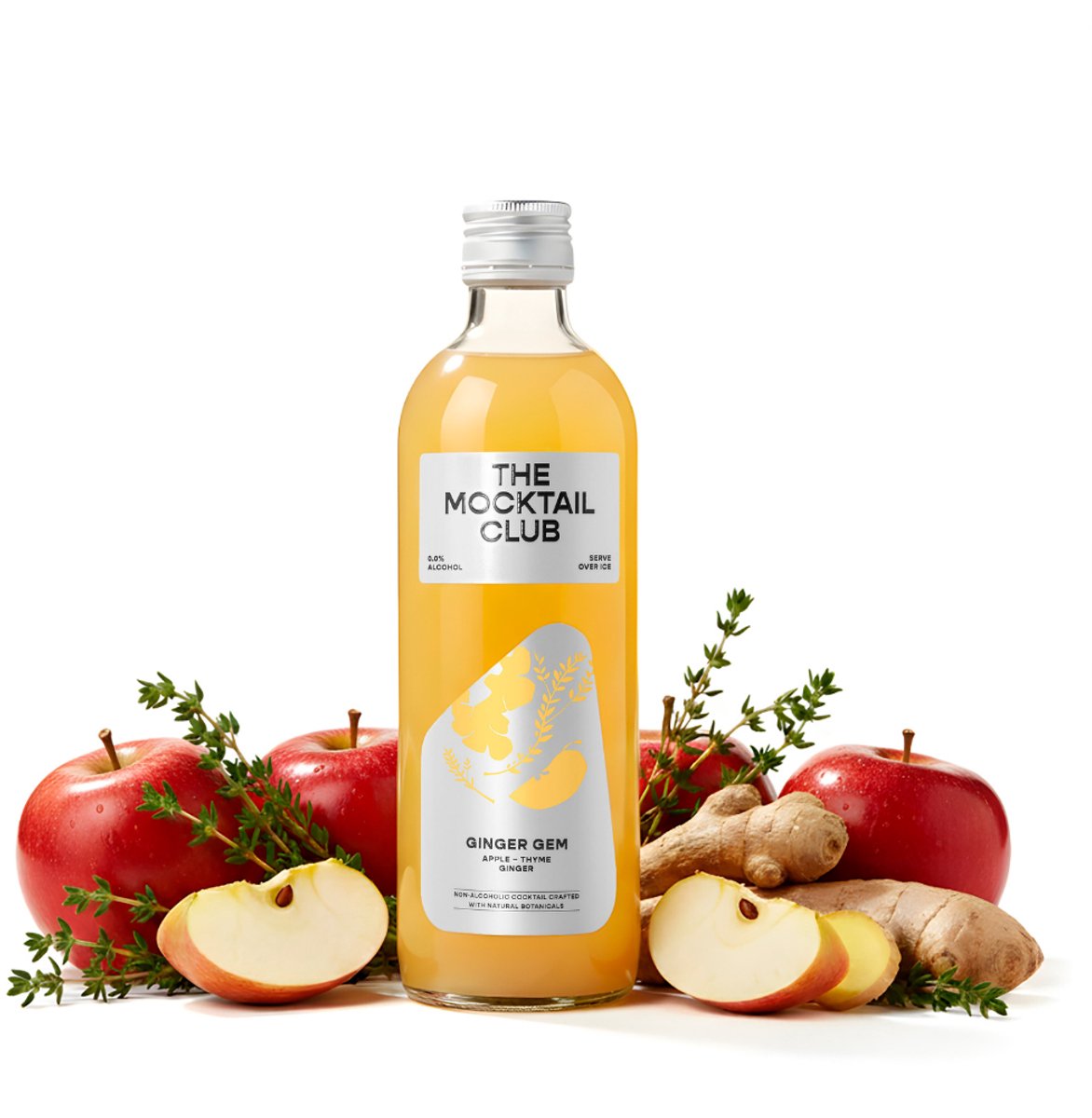 The Mocktail Club Ginger Gem 49 cl – Mocktail Met Gember | Alcoholvrije Cocktail | Aperitief Zonder Alcohol | Mocktail Met Gembersiroop Ready To Drink