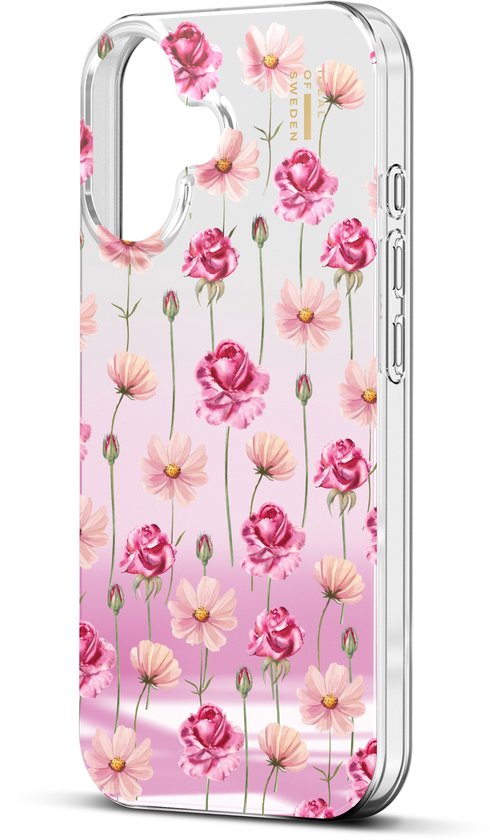 Étui miroir iDeal of Sweden convenant pour Apple iPhone 17 - Rose Blush Floral