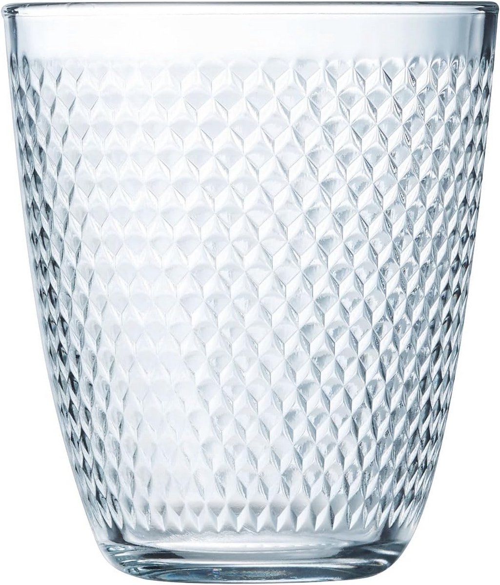 Set van 6 Hoge Drinkglazen 31cl Stapelbaar en Vaatwasmachinebestendig