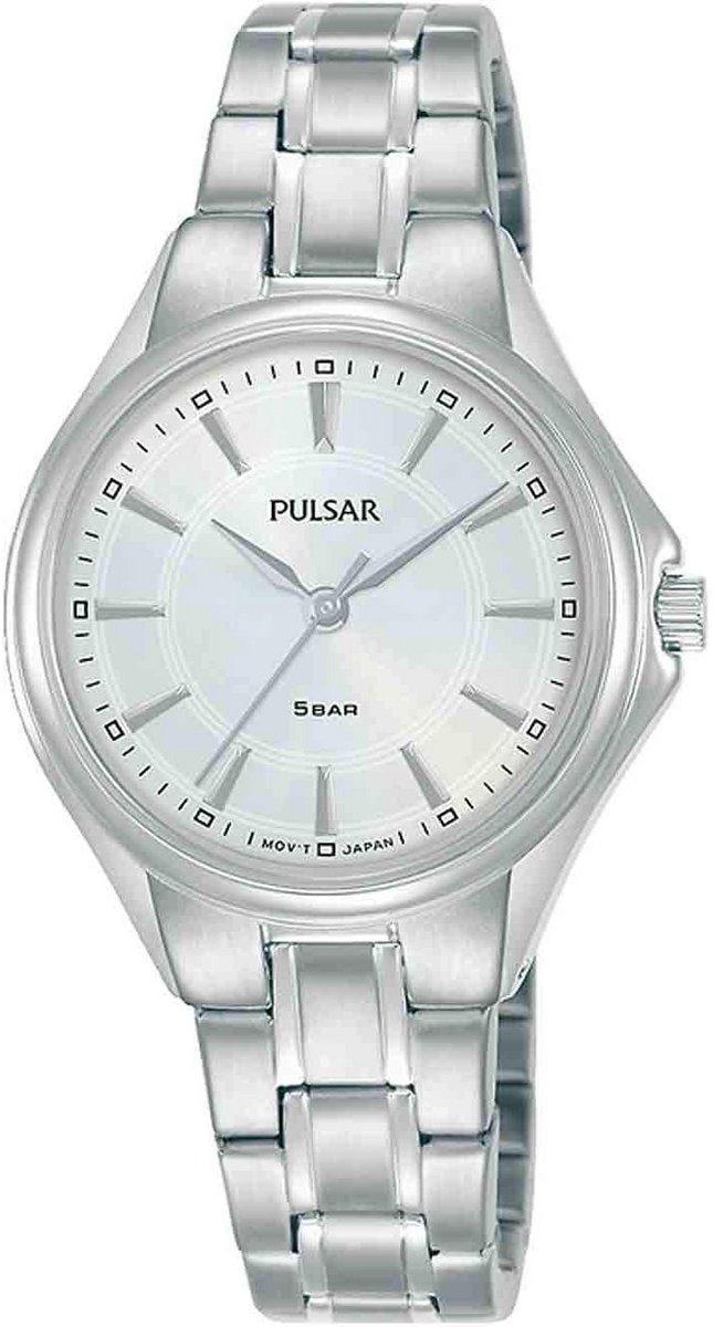 Dames Horloge Analoge Quartz Zilverkleurig Met Stalen Band