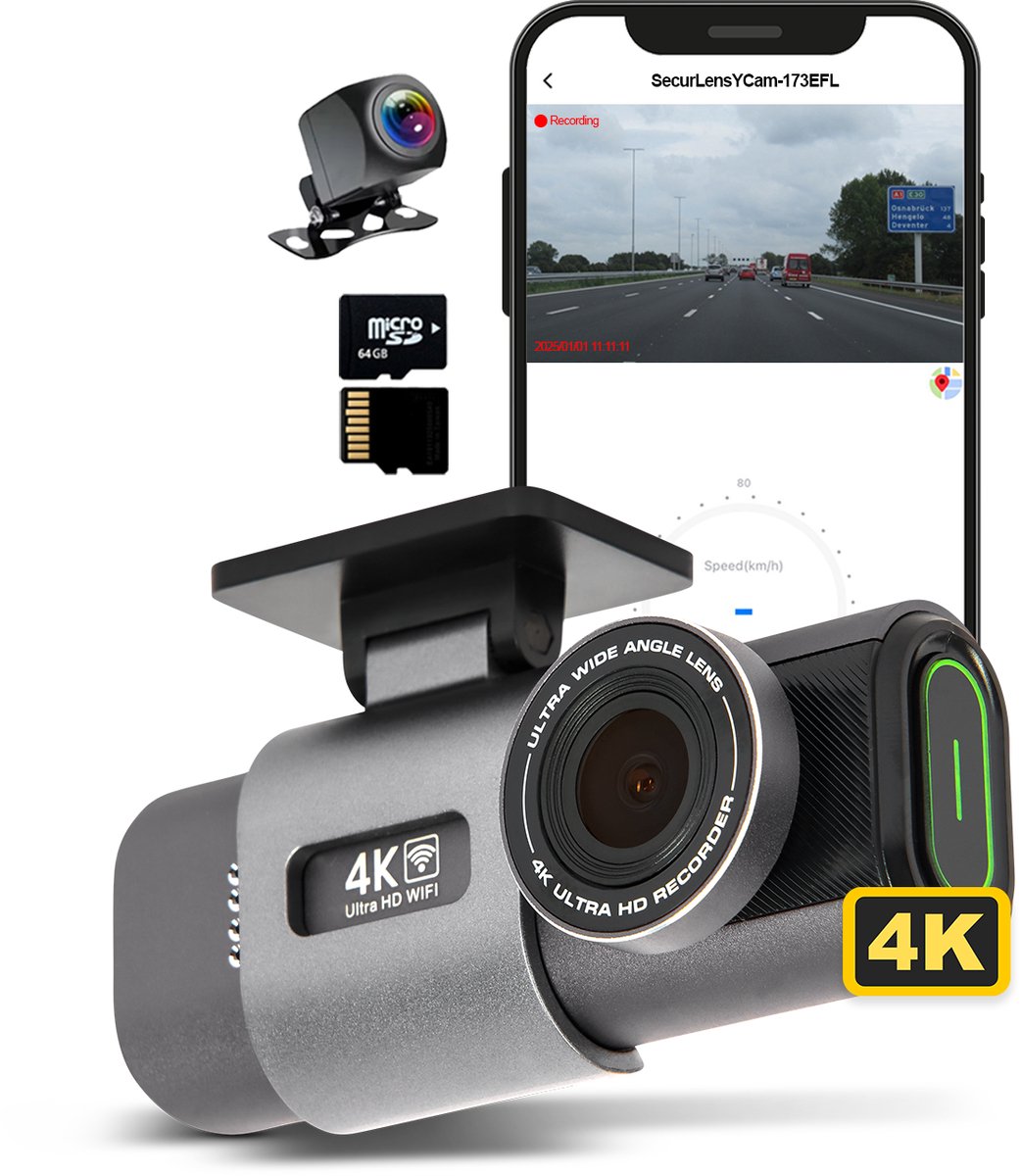 SecurLens Y PRO 4K Dashcam