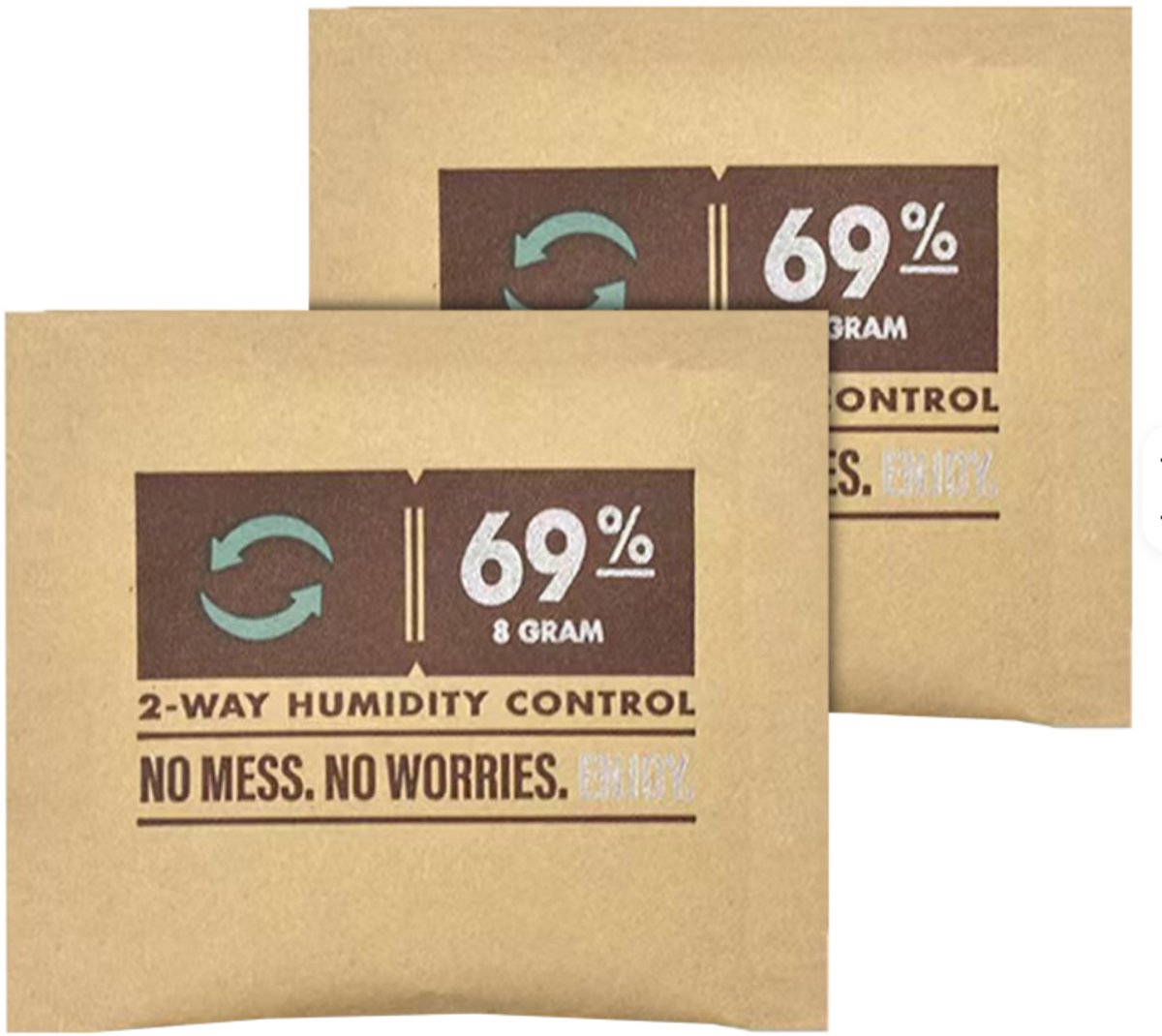 Humidor Bevochtiger 69% voor Sigaren – 4 x 8 g Humidity Packs – Alternatief voor Boveda