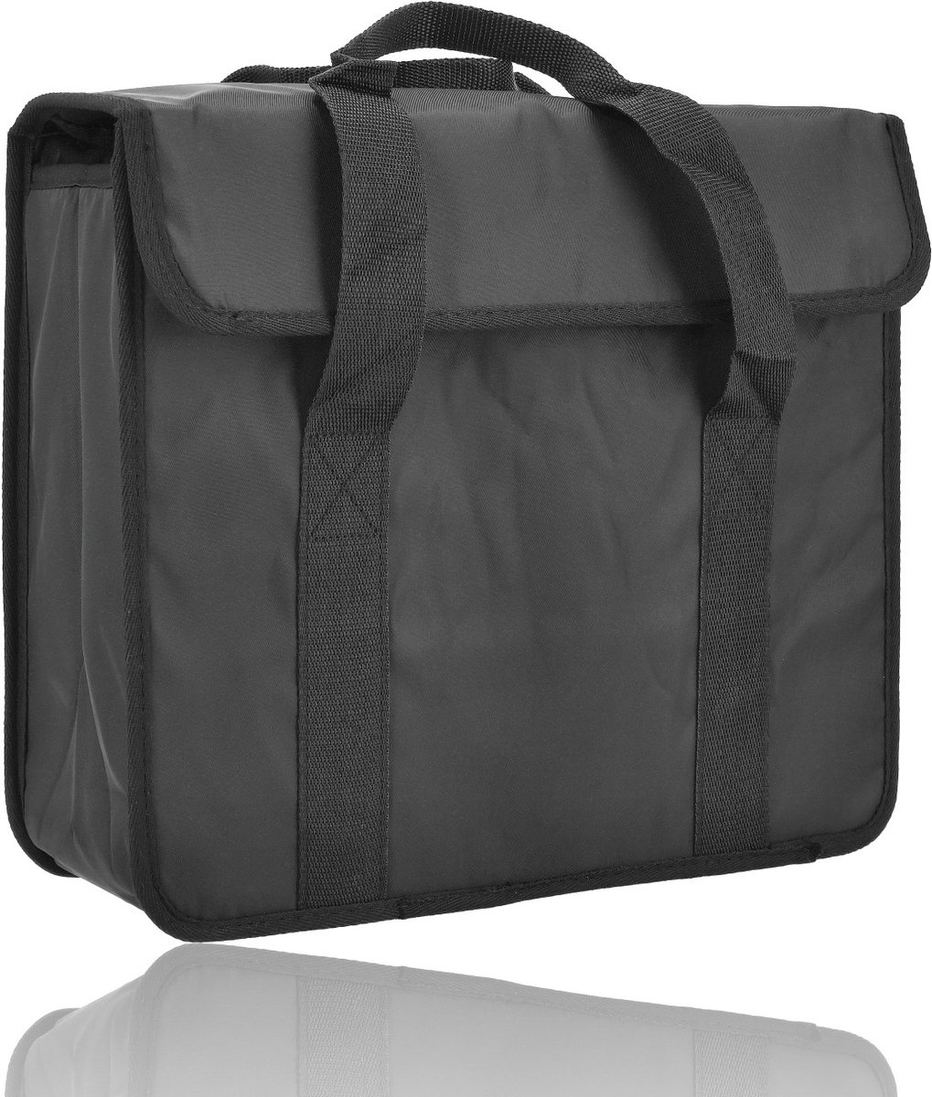 Enkele Fietstas 20 Liter – Pakafstas met Reflectie – Zwart – Waterafstotend – Universele Bevestiging