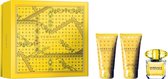 Versace Yellow Diamond 50ml EDT Spray / 50ml Perfumed Shower Gel / 50ml Perfumed Body Lotion