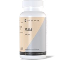 Vital Nutrition MSM - 1000 mg - Natuurlijk zwavel - 100% plantaardig - 90 tabletten