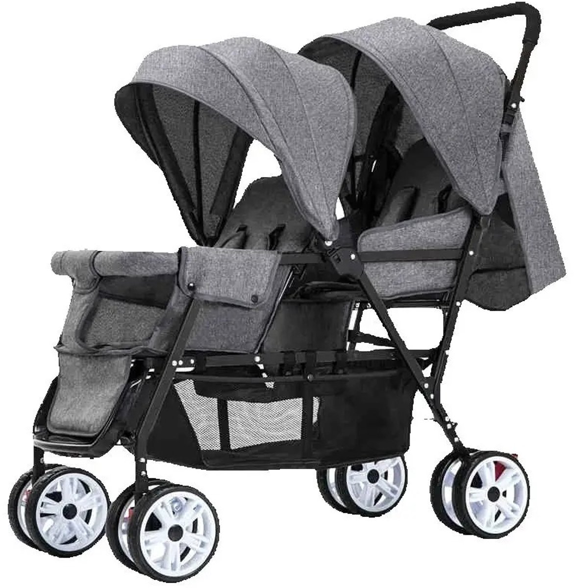 Hennova Duo Kinderwagen Inklapbaar voor 2 Kinderen - - Hennova - €154,95