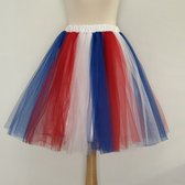 Carnaval-tule rok voor dames, midi-retro rok, hoge taille, tutu, rok