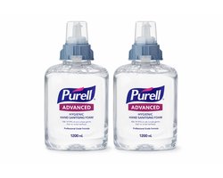 PURELL Advanced Handdesinfectie Foam 2×1200 ml – Hygiënische Hand Sanitiser – Professioneel Gebruik