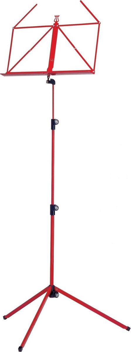 König & Meyer 100/1 muziekstandaard rood - Muziekstandaard