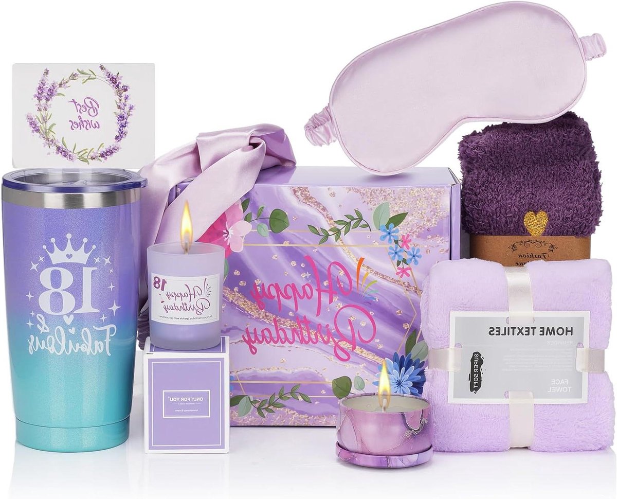 Verjaardagscadeau voor dames van 18 jaar - cadeau-ideeën voor meisjes - dochter, vriendin, collega - unieke verrassing.