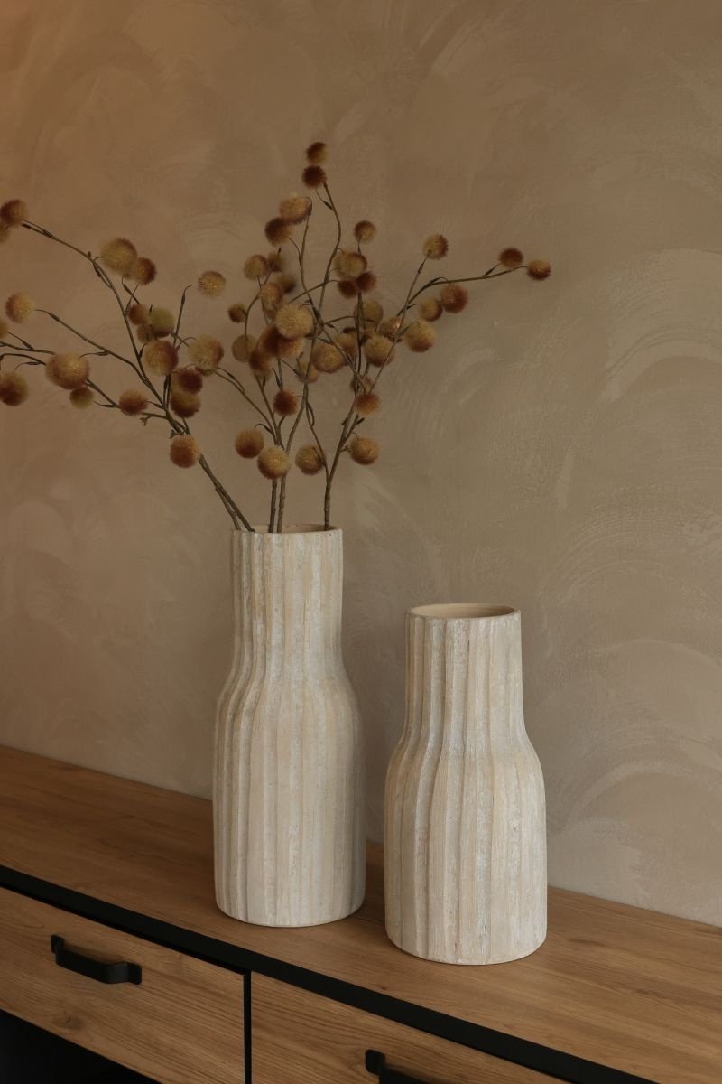 Vigo Zand Beige Bloempot D27 x H30 cm