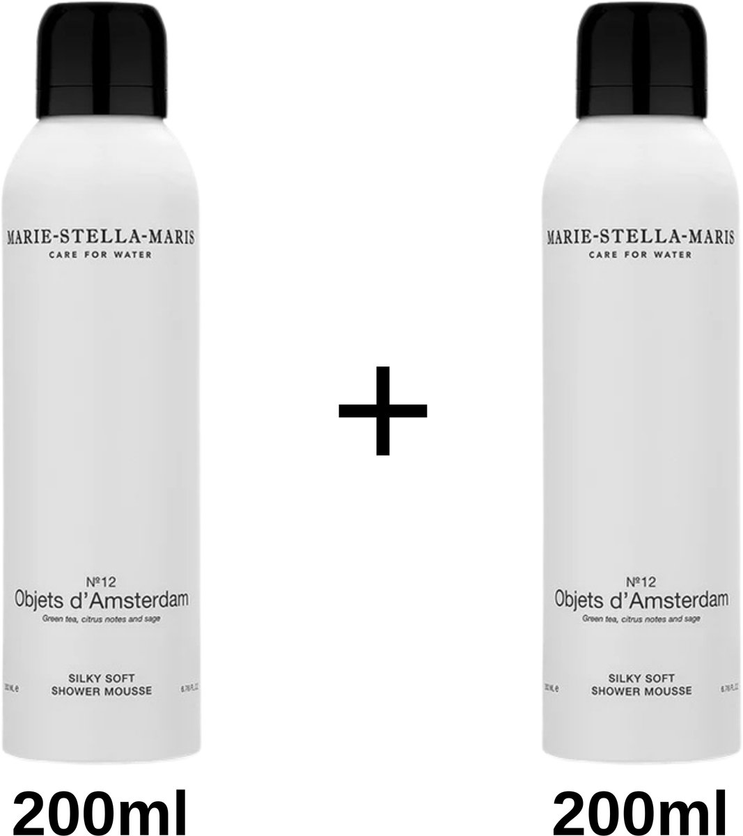 Marie-Stella-Maris No.12 Objets d'Amsterdam - 2X Shower Mouse 200 ml - Doucheschuim
