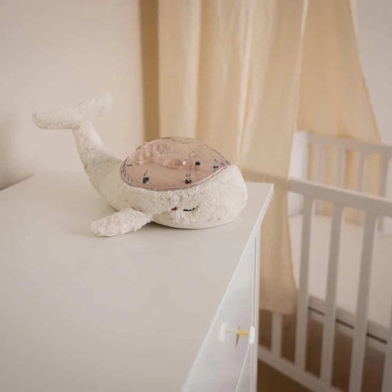 Cloud B Tranquil Whale Wit Walvis Muzikale Babyprojector Oplaadbaar van Merkloos — afbeelding 3