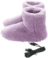 Verwarmde Schoenen - Sloffen - USB - Roze - Maat 35-39 - Dames