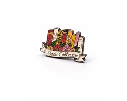 Book Collector Pin - Schattige Boeken Speldje - Voor Boekenliefhebbers & Verzamelaar Girlies - BookTok Aesthetic