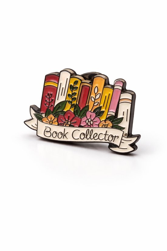 Book Collector Pin - Schattige Boeken Speldje - Voor Boekenliefhebbers & Verzamelaar Girlies - BookTok Aesthetic
