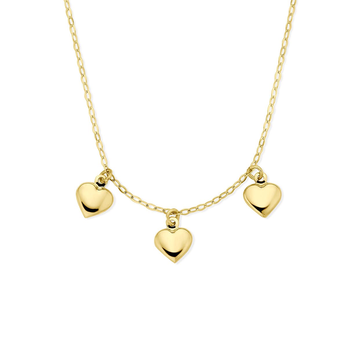 Collier hartjes 40 - 42 cm
